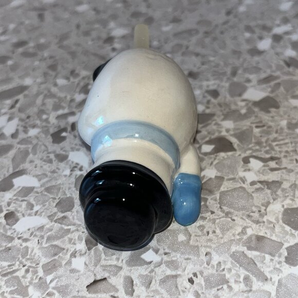 Nora Fleming Snowman Frosty Pal Snowman Mini Hand Painted Charm Blue Scarf - Picture 5 of 6